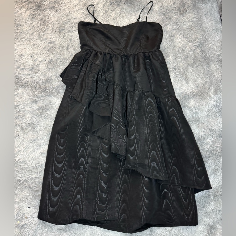 Kate Spade x Target Asymmetrical Ruffled Dress - Black Size Large NWOT